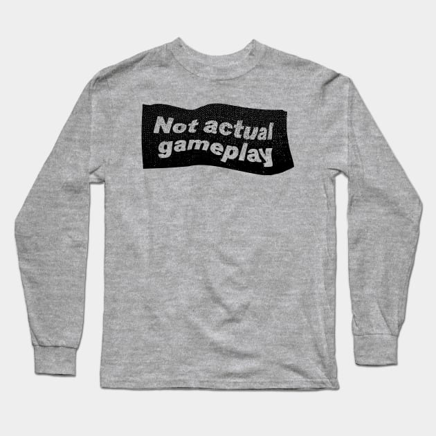 Not actual gameplay Long Sleeve T-Shirt by ScottCarey